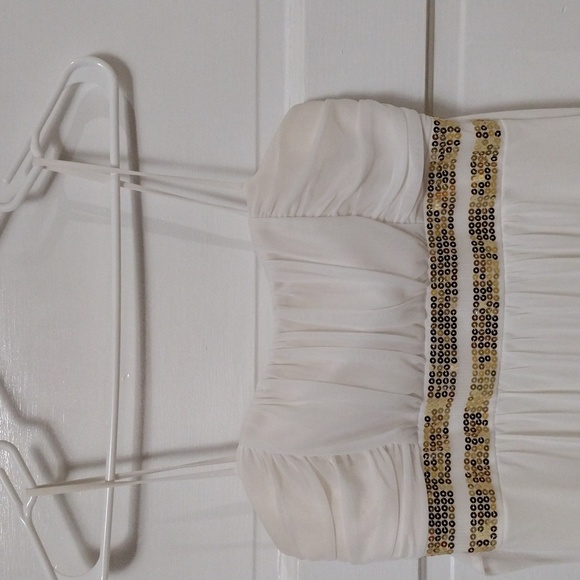 Sweet Storm Women's Dress Size M Spaghetti Straps Cream Color - Picture 2 of 10